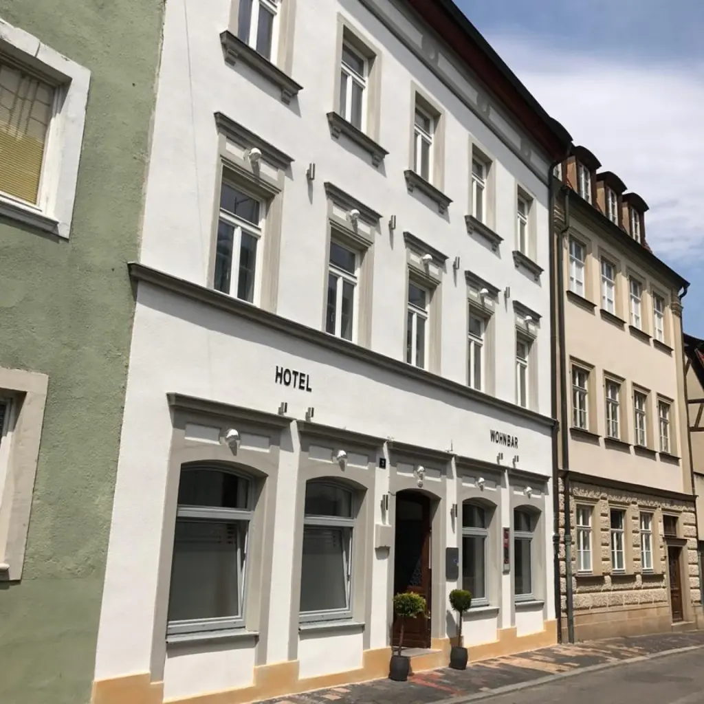 Facade of Hotel wohnbar in Stangsstraße, Bamberg